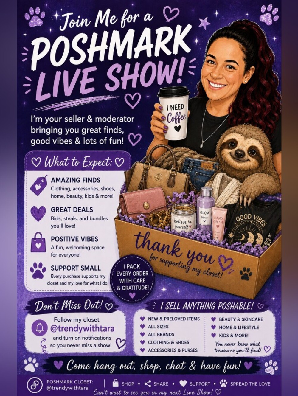 Join Me for a Poshmark Live Show!